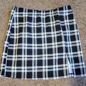 Plaid skirt